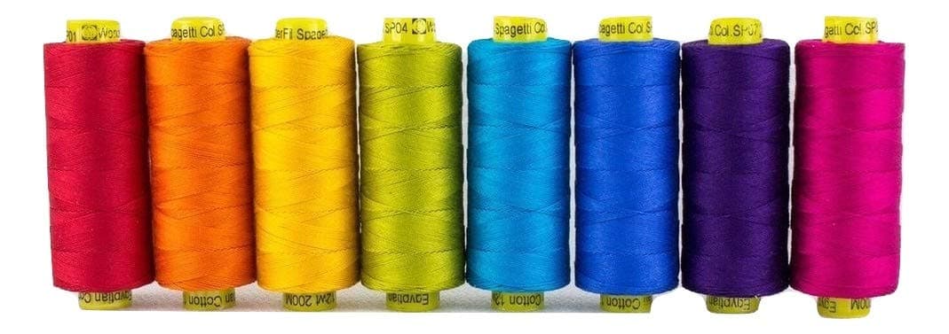 WonderFil, Specialty Threads, Splendor, 2-Ply Rayon Versatile Thread, 40wt, Bright - Set of 10