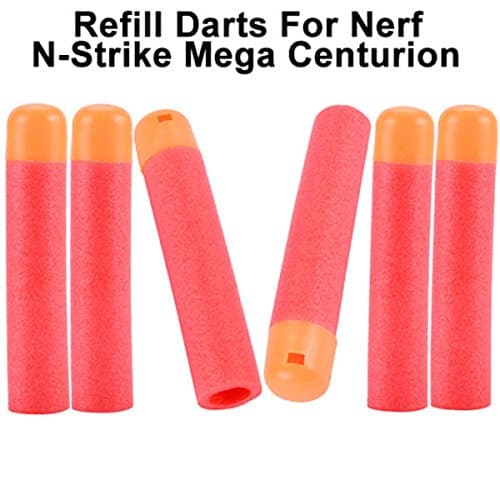 120PCS 9.5cm Refill Darts Sniper Bullet Blaster for Nerf N-strike Mega Dart Refill Pack Centurion Toy Gun