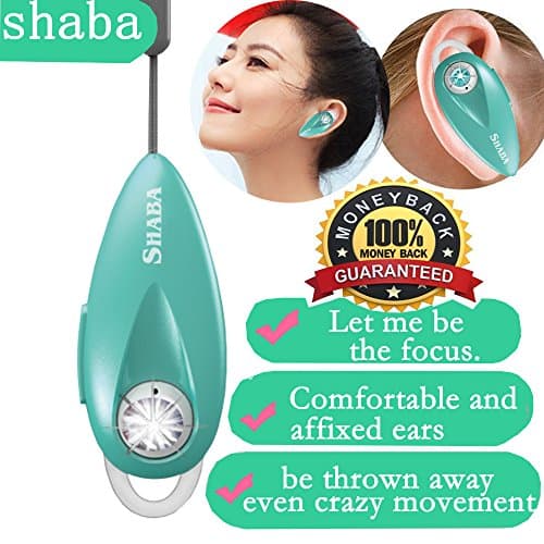 Wireless Bluetooth Headset - Mini Noise Cancelling Car Bluetooth Headset Invisible with Mic Cell Phone Bluetooth Earpiece Compatible with iPhone Samsung Android, and Other Leading Smartphones(green)
