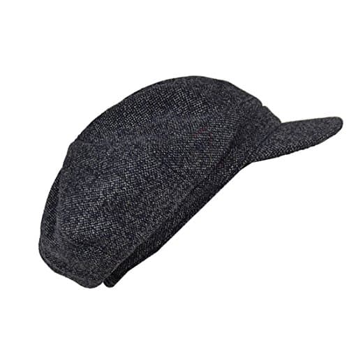Ladies Large Melange Newsboy Cap