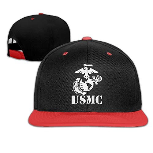 Artys Caps Eagle Globe Anchor USMC Marine Corps Vinyl Adjustable Unisex Hip Hop Hat Stylish Snapback Hats For Kid's One Size