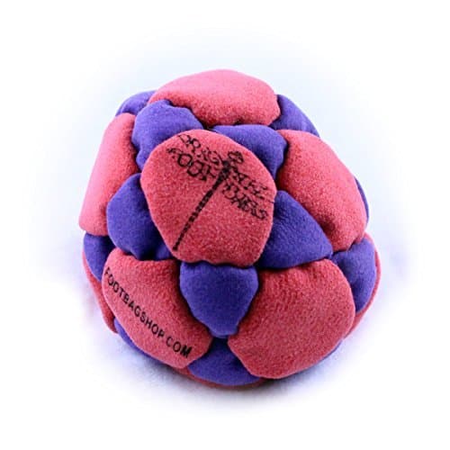 Dragonfly Footbags Purple and Red Illusion 32 Panel (Hacky Sack)