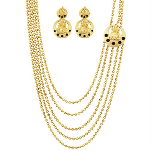 Sthrielite Traditional Blue Topaz Ball Haram Set