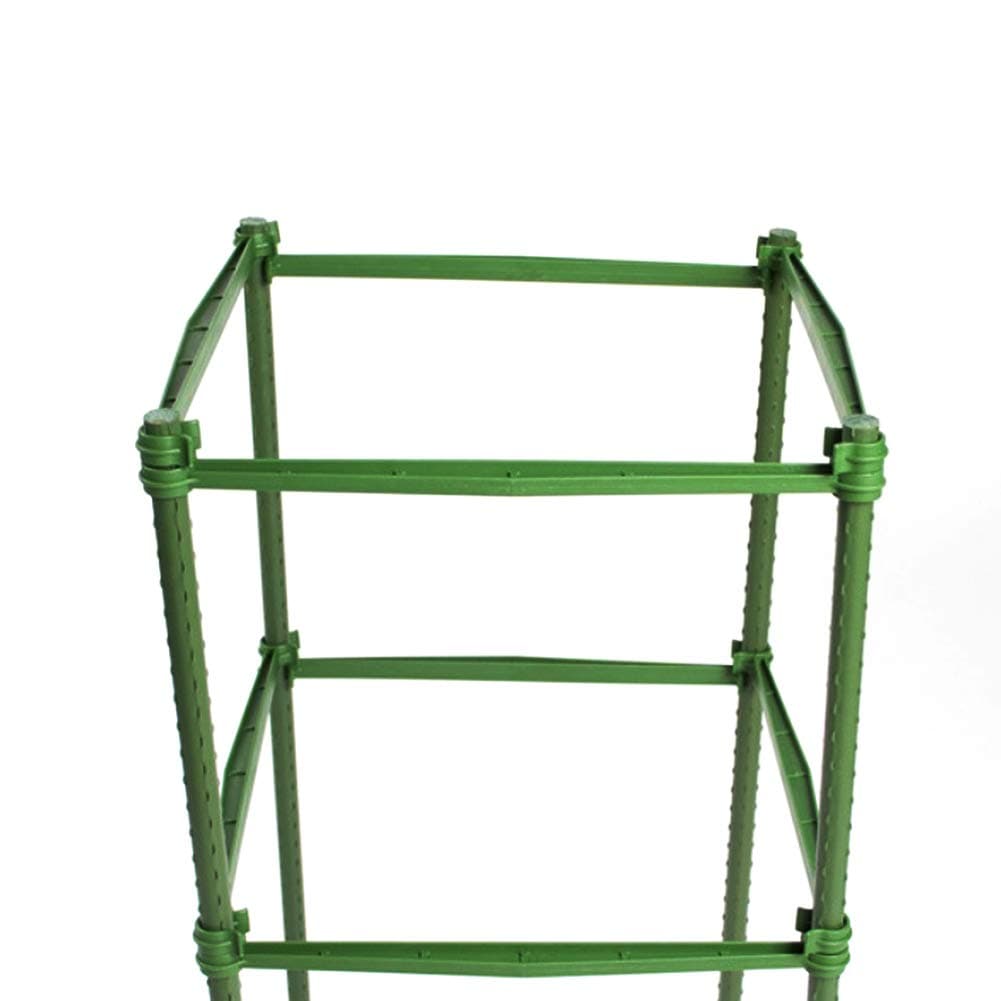 Seika 12 Pcs Stake Arms for Tomato Cage, 11.8 Inches Expandable Trellis Garden Tomato Cage Connectors Attach 11mm Plant Stake for Tomatoes,Trees,Cucumber,Fences,Beans