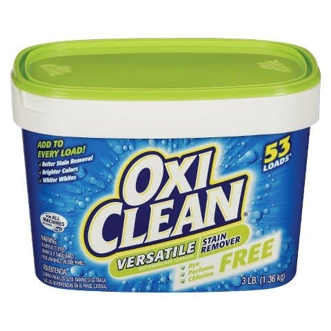 Oxiclean Versatile Stain Remover Free, 65 Loads, 3 Pounds (Pack of 3) , Oxiclean-ehf7