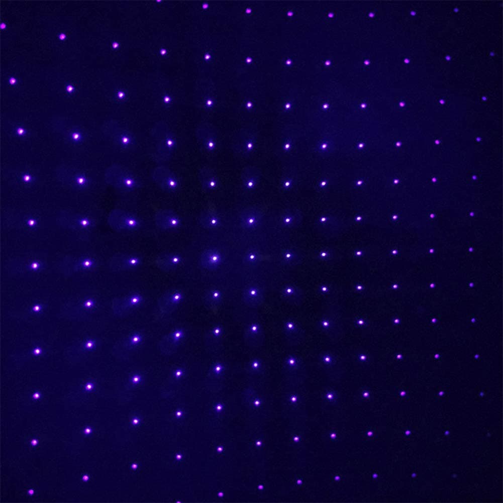 Romantic USB Night Light, Auto Roof Star Projector Lights, Adjustable Multiple Modes Light with USB Port, Portable Atmosphere Decorations Star Light for Car, Party, Camping, Ceiling etc - Purple