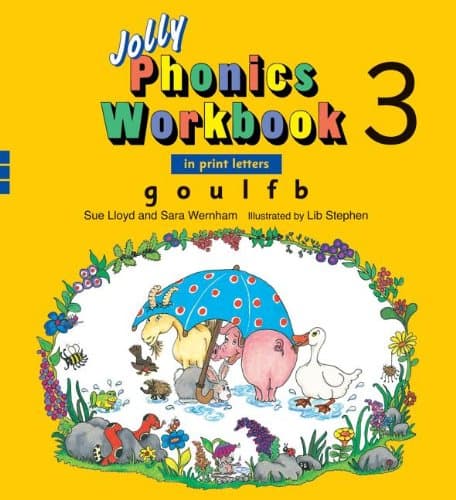 Jolly Phonics Workbook 3: In Print Letters: G, O, U, L, F, B Paperback – 31 January 2008
