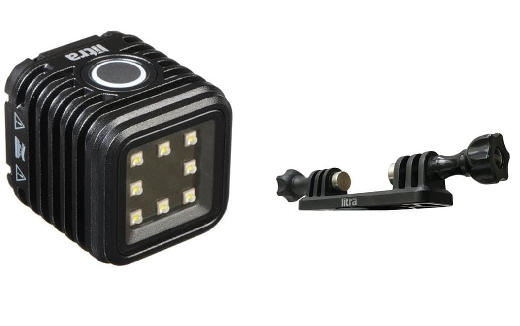 LitraTorch (Water Proof Photo & Video Light) + Double Mount Bundle