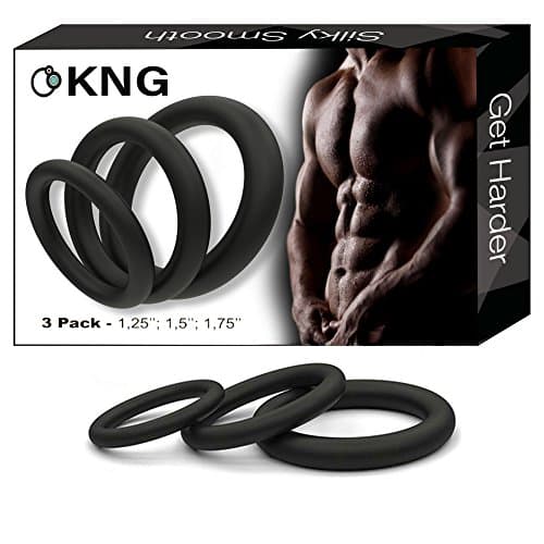 Yazz KNG Silicone Exercise Bands - 3 Different Size - Flexible -Time Delay