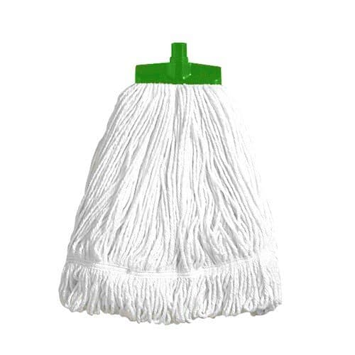 Syr Clean HAS116-GN Stay Flat Changer Mop Head, 16 oz., Green (Pack of 10)