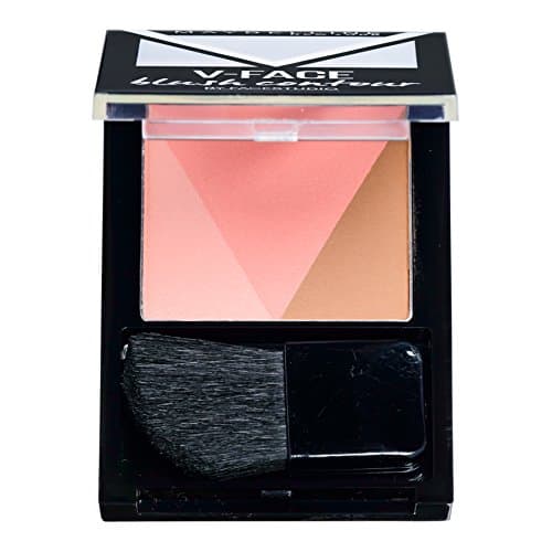 Maybelline V-FACE BLUSH CONTOUR BY FACE STUDIO Peach 4g(Colour | 3 LightSalmon &amp; Salmon &amp; Sienna)
