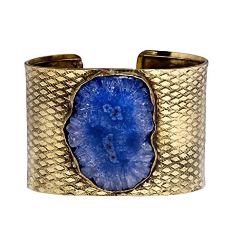 Mela Artisans MACU086 Lagoon Cuff, Blue