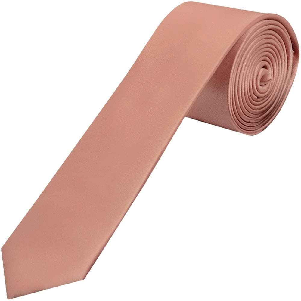 TiesRus Rose Quartz Satin Boys Tie