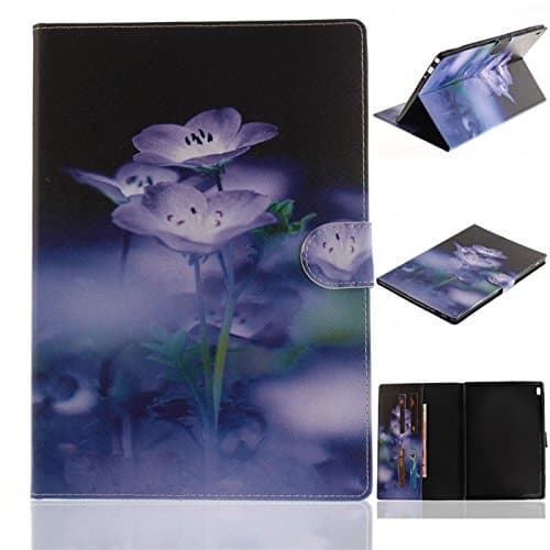 Find box Lenovo Tab 4 10 X 304F Case, Magnetic Closure Silicone PU Wallet Flip Folio Full body Protective Case Cover with Card Slots Shell Stand Case for Lenovo Tab 4 10 X 304F Blue Flower