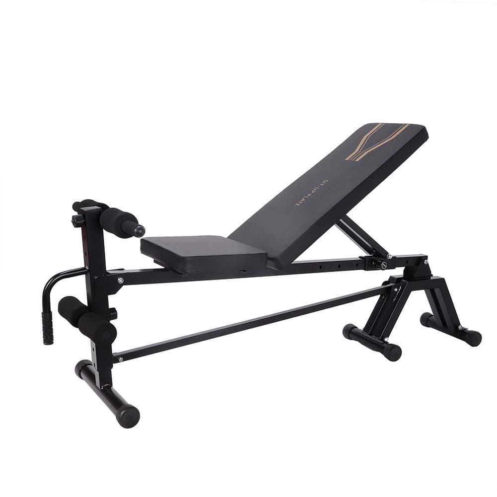 lahomie Multi Purpose Fitness Training Bench, Folding Weight Bench Adjustable Angle Utility Weight Benches for Full Body Workout Bench for Home Gym Exercise
