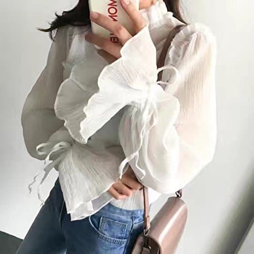 Korean Style Ladies Chiffon Shirt