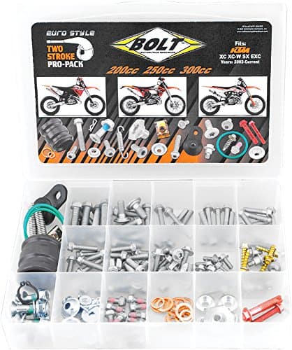 Bolt MC Hardware EUPP-200/300 KTM 2-Stroke 200-300cc Euro style Pro Pack Fastener Kit