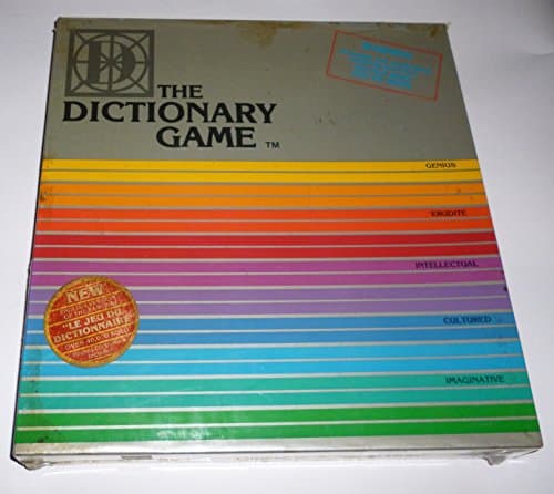 Vintage and Collctable - The Dictionary Game - NEW