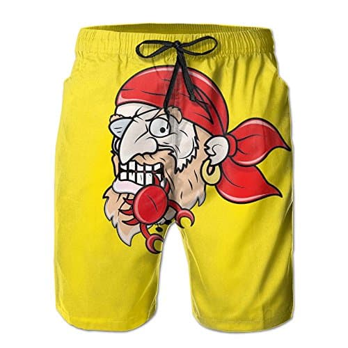 Man's Pirates Fasion Quick-drying Board Shorts 2017 Popular