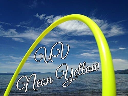 5/8" UV Neon Yellow PolyPro Practice Hoop - You Choose Your Size (24 Inch)