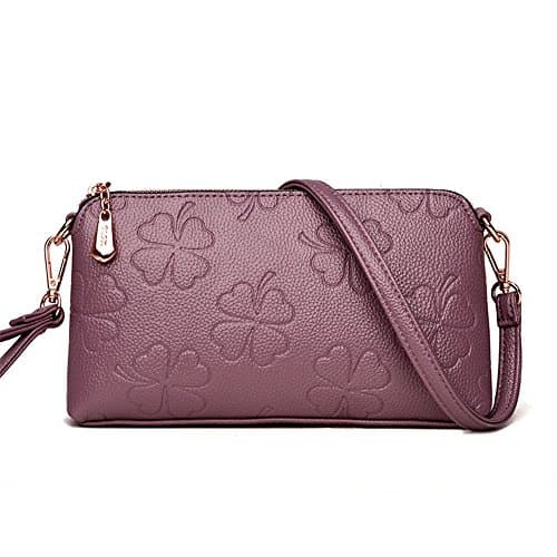 Embossed Cow Leather Bag, Woman'S Single Shoulder Spans