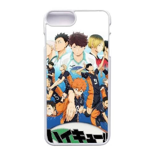 haikyuu Hard Plastic Phone Case Shell Cover Skin For iPhone 7 Plus 5.5 inch White DWE1452