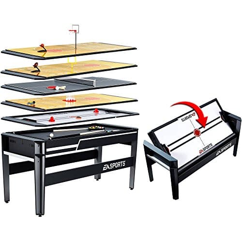 EA Sports 6-In-1 Multiple Arcade Game Swivel Table