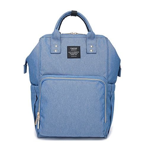 Royal Journey Diaper Bag Multi-Function Waterproof Nappy Backpacks for Baby Care, Large Capacity,Durable (Blue)