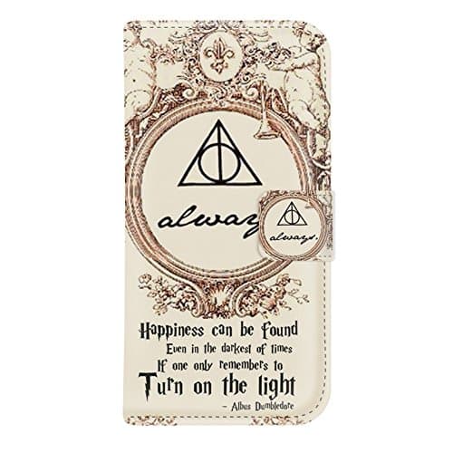 2016 Galaxy J5 Wallet Case, CASEVEREST PU Leather Wallet Book Case Flip Cover with Card Slots &amp; Kickstand for Samsung Galaxy J5 2016 - Harry Potter Always