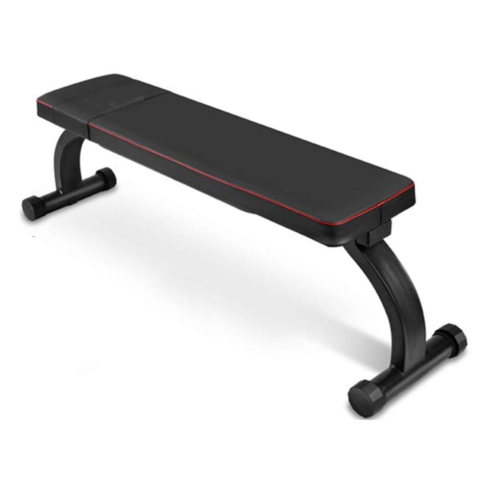 RUIXINBC Adjustable Weight Fitness Bench, Multi-Function Household Folding Dumbbell Table Single Function Flat Supine Board Exercise Bench