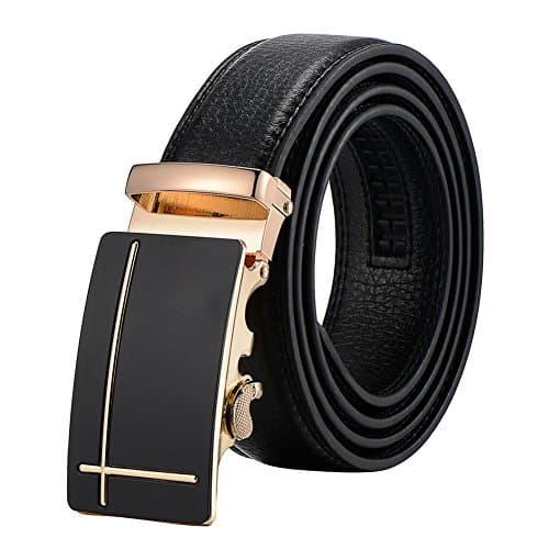 Fenrnagdnno Belt for Men - Rachet Belt with Automatic Buckle,nickle free,47"