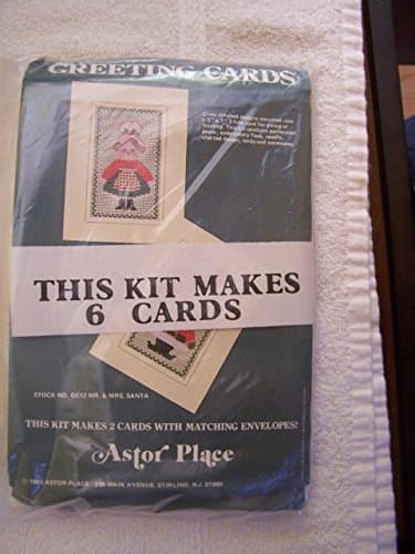 Christmas Cards Counted Cross Stitch Kit