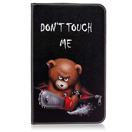 Galaxy Tab A 7.0 Book Case, Bear Fashion Leather Flip Case with Card Holder Protective Case for Samsung Galaxy Tab A 7.0 Inch (SM-T280 / SM-T285)