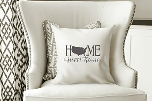 18" USA Home Pillow Cover
