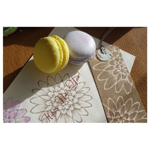 Tokyo antique stamp big flower pattern B6060H-O