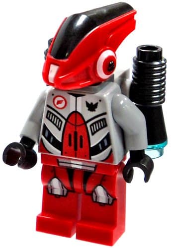 LEGO Galaxy Squad LOOSE Mini Figure Robot Sidekick [Red]