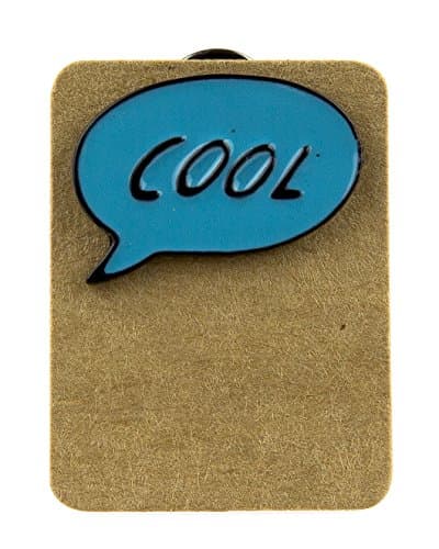 Metal Speech Bubble Cool Enamel Pin Badge