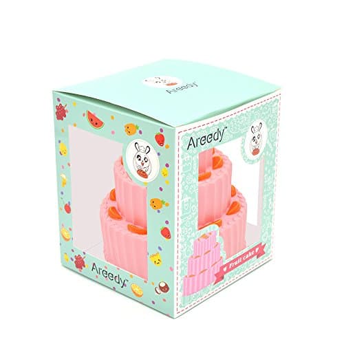 Areedy Squishy 3 Layers Fruit Cake Scented Slow Rising Toy