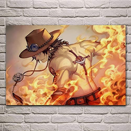 No Frame Canvas Printed Poster Home Decorative 1 Pcs One Piece Paintings Wall Artwork Animation Picture Living Room Modular Framed 40X60Cm