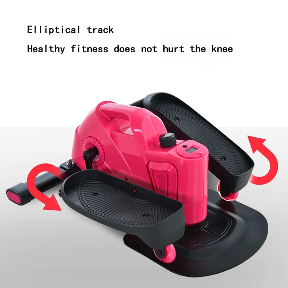 ZHAB Mini Elliptical Trainer, Cross Trainer Machines Stride Trainer Compact Pedal Exerciser For Health Fitness In Everyday Life And At Home Movement In The Office Under Every Desk