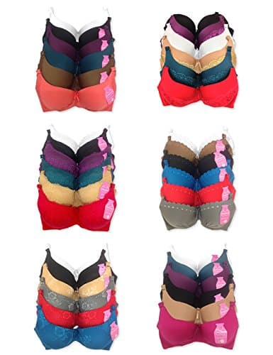 Women's Laced &amp; Lace Trimmed 38 D Cup Bras Random 2 Pieces