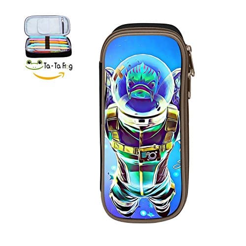 Customized For-Tnite Double Zipper Pencil Case Pen Makeup Pouch Cosmetic Bag For Boys&amp;Girls