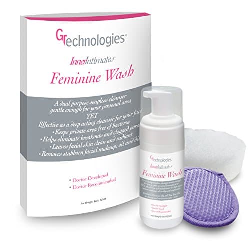 GTechnologies Feminine Wash with Sponge, 4 Ounce