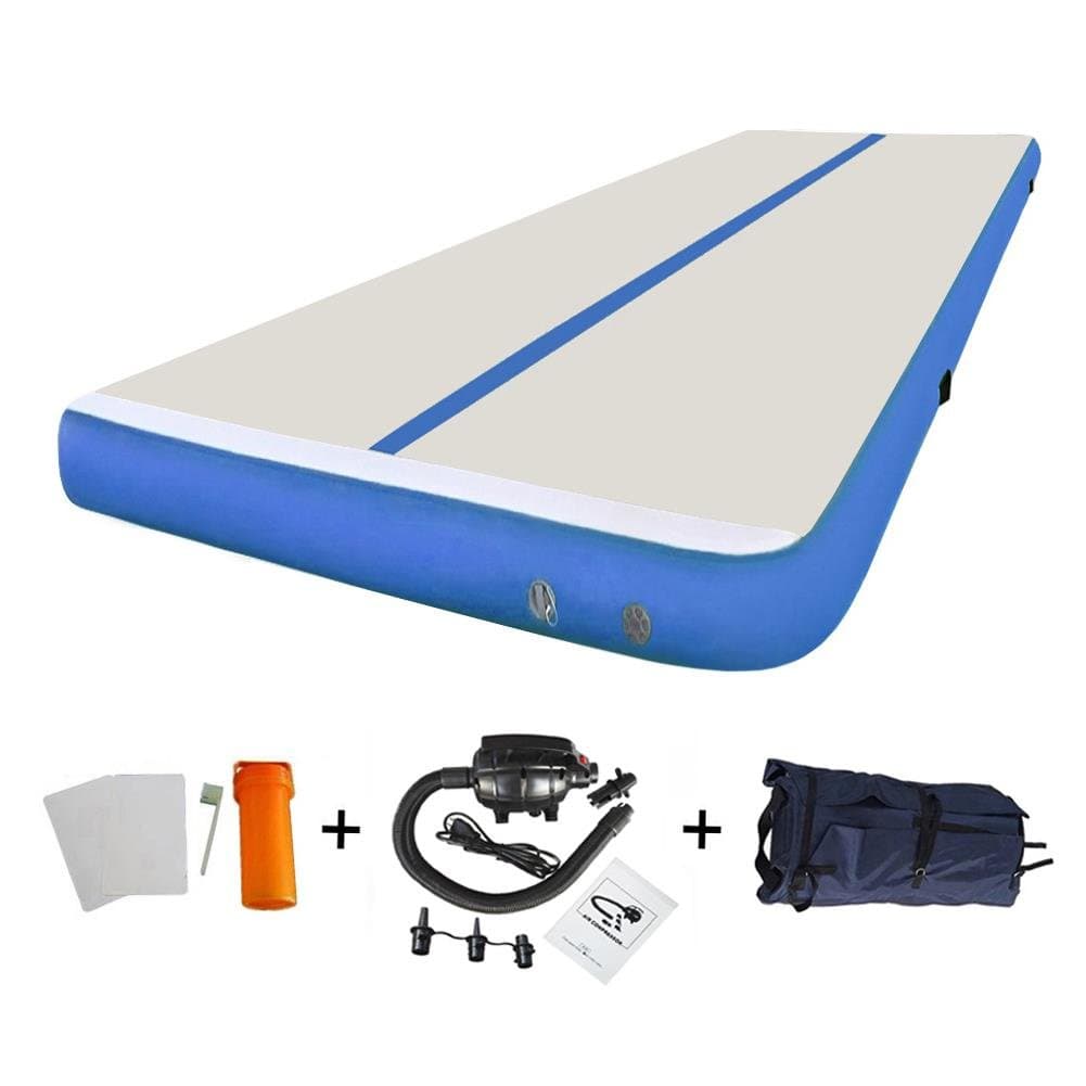 86 York 8 Inch Thick 27ft /30ft/40ft/50ft Inflatable Air Track Tumble Track Gymnastic Air Floor Mat with Electric Pump for Home Edition
