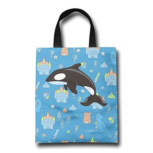 Killer Whale Men Design Polyester Travel Totes Luggage
