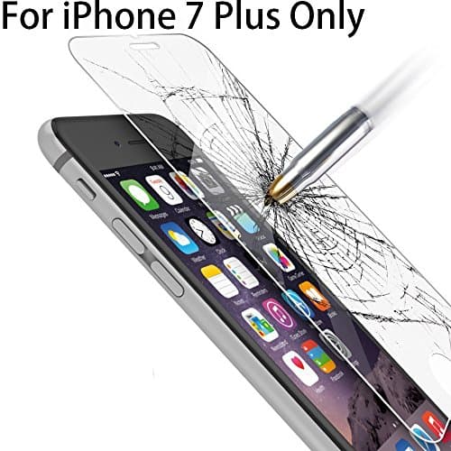 iPhone 7 Plus Screen Protector, MYCARRYINGCASE Tempered Glass Screen Applicator Anti Scratch Screen Protector for iPhone 7 Plus