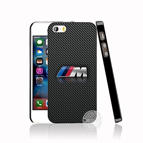 Blue Bmw Logo iPhone 7 Plus Case, Navy Red Black Car iPhone 8 Plus Cover For Car Freaks Transportation Themed Phone Casing Photo Print, Dirt Resistant Anti-knock Hard Plastic Cell