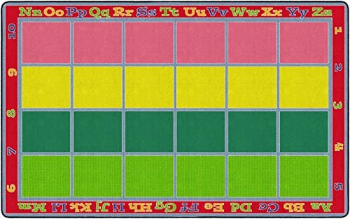 Flagship Carpets FE343-44A Sitting Grid Bright - Seats 24, Multi