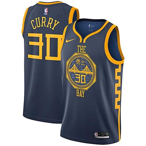 Apparel online Men' Curry Warriors Swingman Jersey Navy