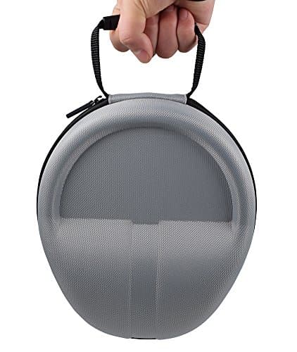 Headphones Protective Case Headset Full-Sized Hard Shell Storage Travel Bag for Audio Technica Sennheiser Monster Beats Bose QuietComfort 35 25 Sony AKG SteelSeries Siberia + More Headphones Grey